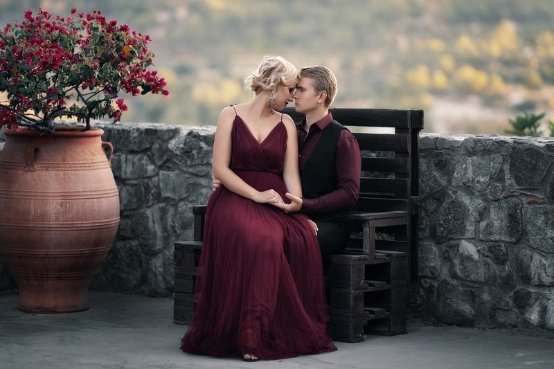 пара love story вампиры постановочная фотография Почти вампирчикиphoto preview