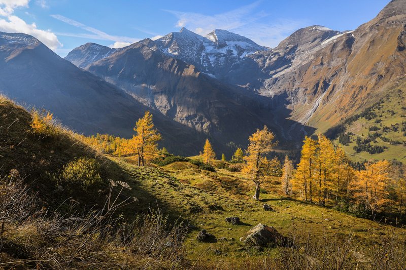 австрия, альпы. долина, горы, утро, Австрийские Альпы утром.photo preview