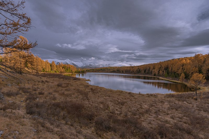 алтай,горный алтай,осень,закат,киделю У озераphoto preview