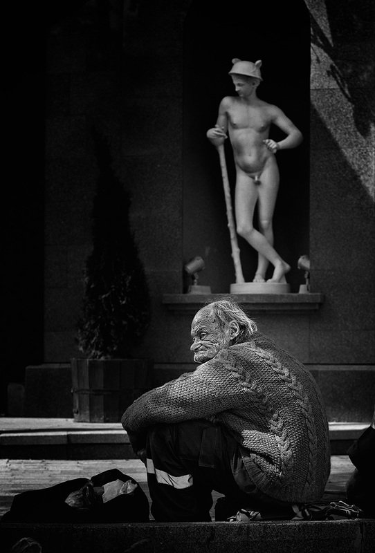 чб фото, уличная фотография * фото превью