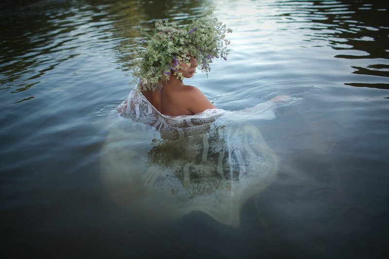 eyes, portrait Цветок папоротникаphoto preview