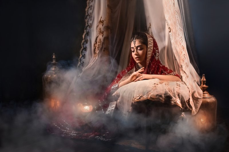 девушка, сказка, восток, индианка Флораphoto preview