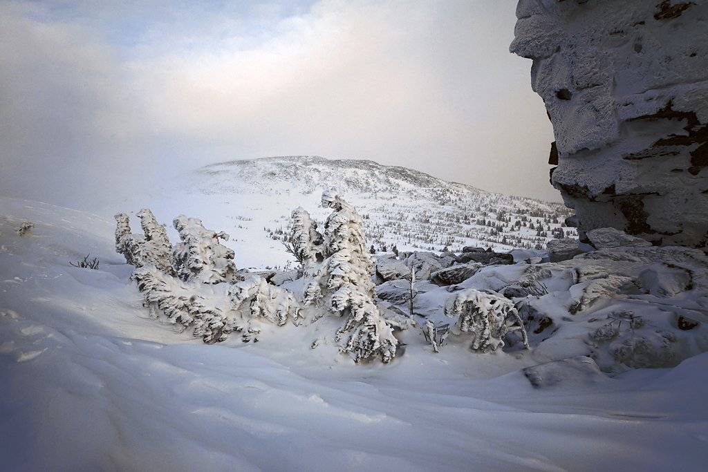 шерегеш, горная шория, гора мустаг, скалы верблюды, снег, кедры, бурлаки, Валерий Пешков