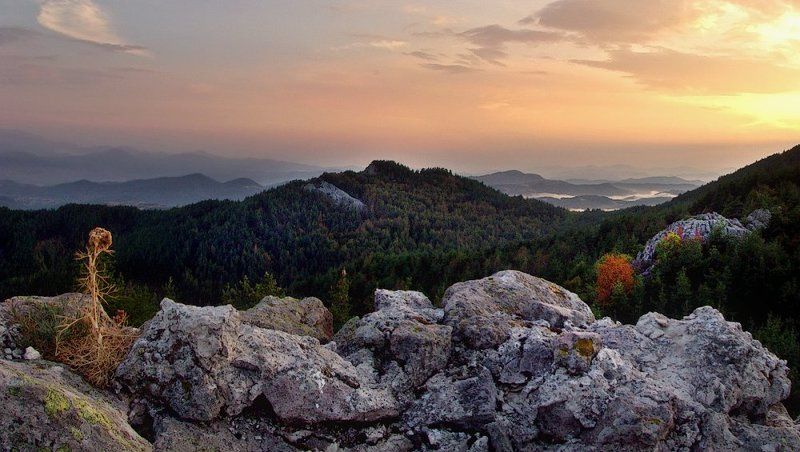 На закате в горах Родопи  (Sunset in the mountains Rodopi)photo preview