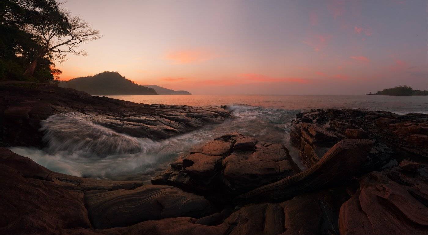 Morning mystery. Автор: Борис Богданов thailand, sunrise, koh kood, island, stones, Борис Богданов