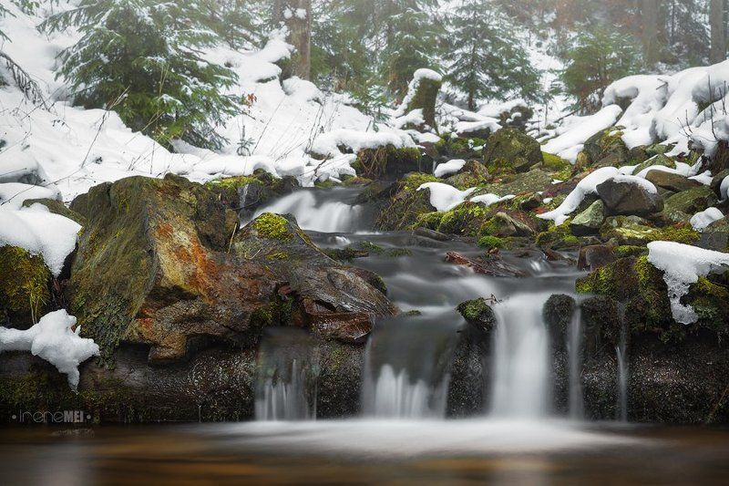 Зимние ручьи фото превью