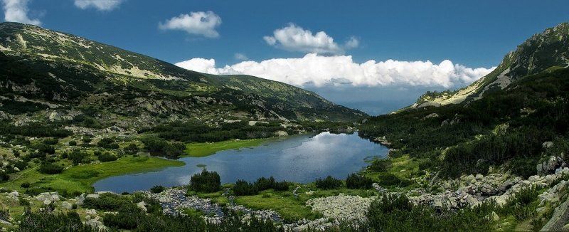 Рибное озеро гора Пирин (Fish lake in Pirin mountain)photo preview