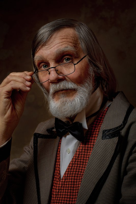 портрет, модель, арт, art ,model, popular Пожилой джентльменphoto preview