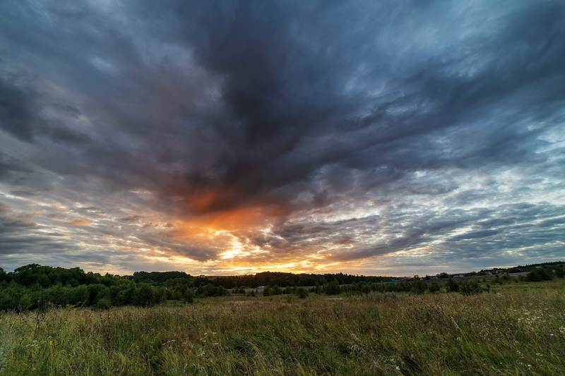 природа,пейзаж,небо,закат Мистический закатphoto preview