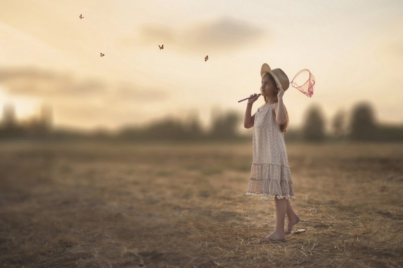 butterfly girlphoto preview