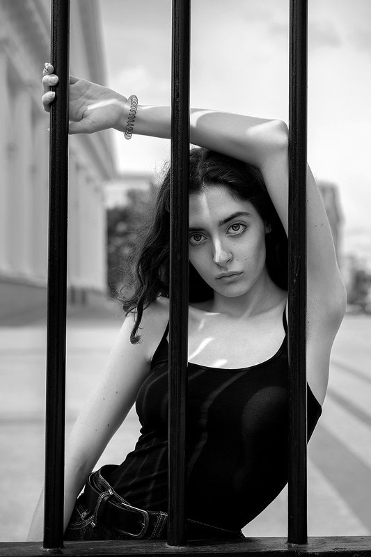 portrait, bnw, girl, black&white, чб, портрет, девушка Annphoto preview