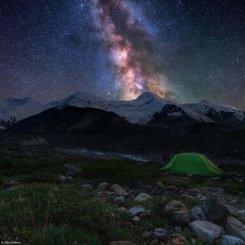 тянь-шань, горы, ночь, баянкол Летняя ночьphoto preview