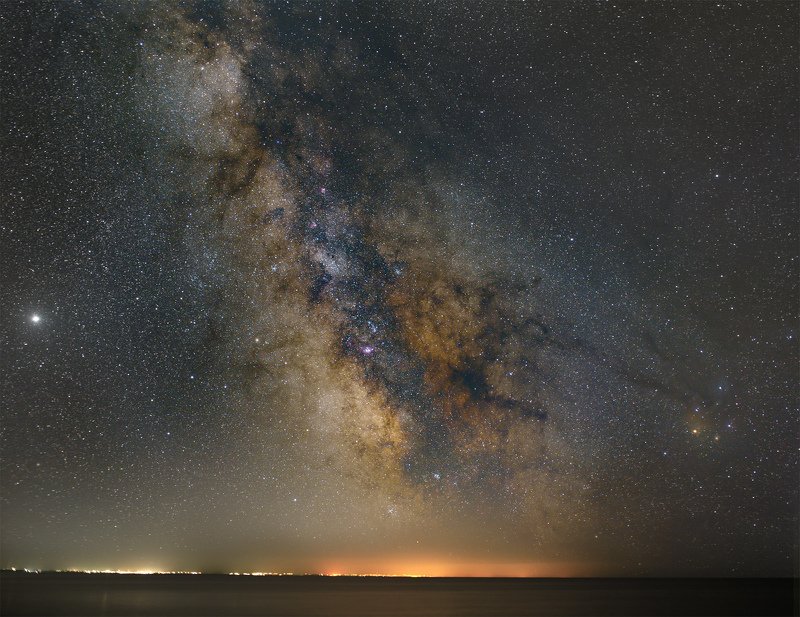 Звездная ночь вблизи Евпатории, Крымphoto preview