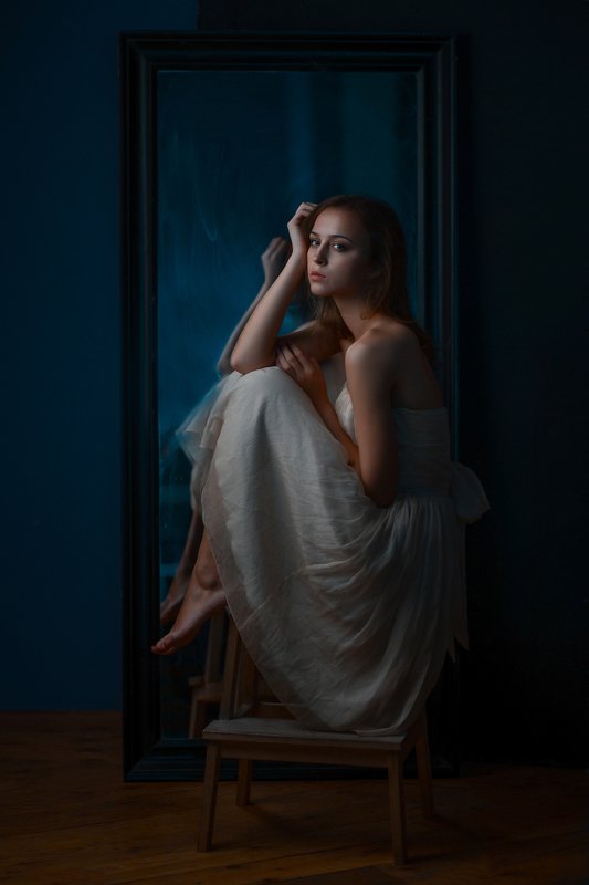 портрет, женский Ожидание...photo preview