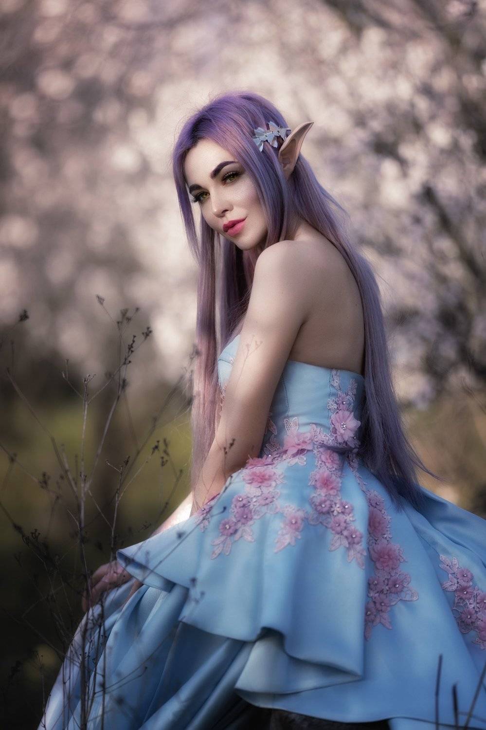 фентези постановочная фотография девушка эльфийка сказка, Виктория Кузнецова