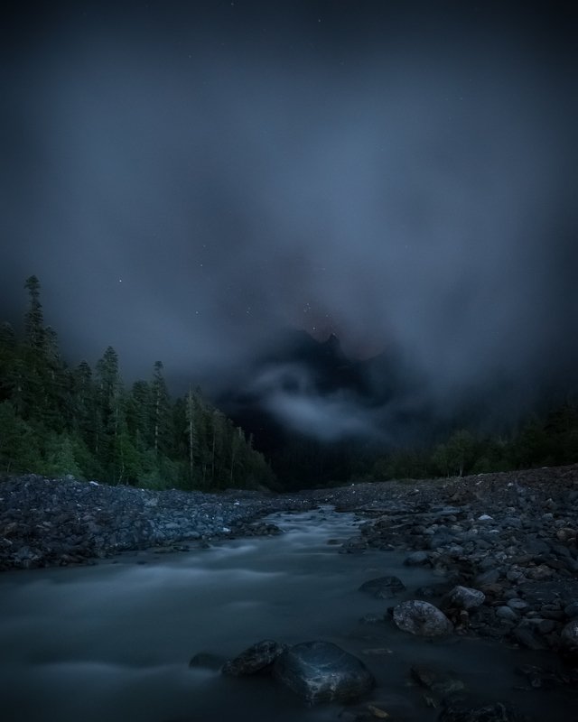 карачаево-черкесия, домбай, тебердинский заповедник, горы, аманауз, суфруджу, звезды Бэтменphoto preview