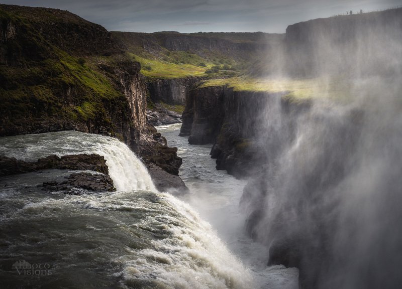 waterfall,iceland,gullfoss,falls,summer,river,mountains,nature Gullfossphoto preview