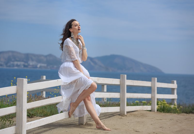 крым, девушка, море, гламур Крымский воздухphoto preview