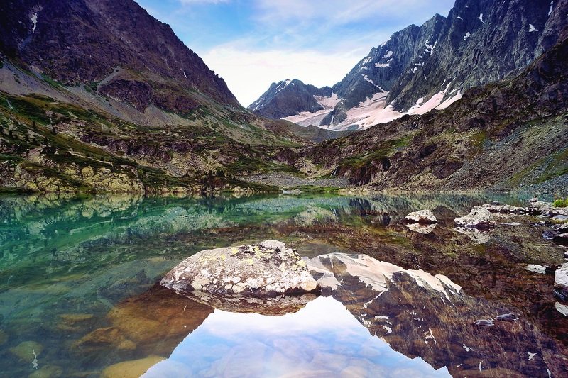 природа  алтай  озеро горы облака пейзаж путешествие тени отражение мультинские озера куйгук Высокогорное озеро Куйгук...photo preview