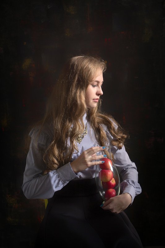 яблоки детское фото постановка вера шамраева С яблокамиphoto preview