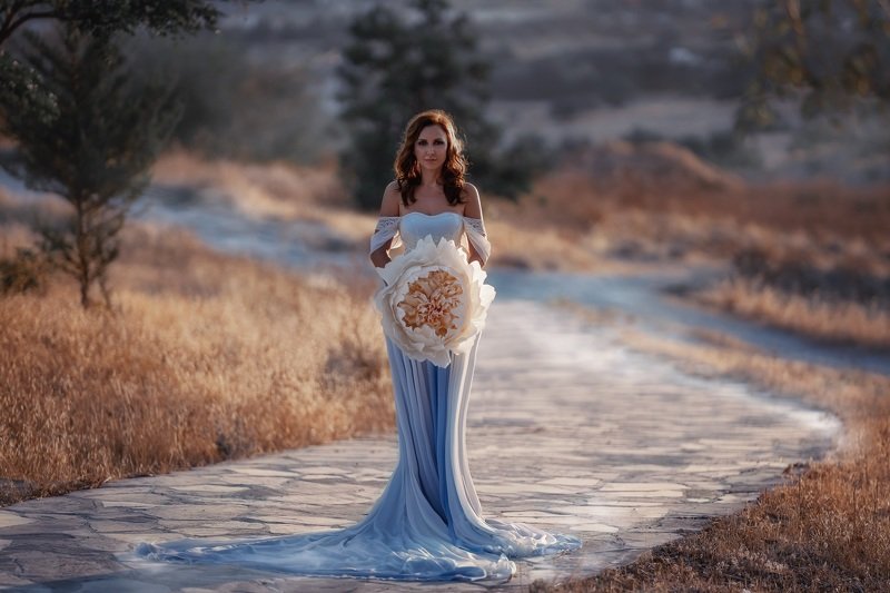 девушка фентези туман ведьма Дева в туманеphoto preview