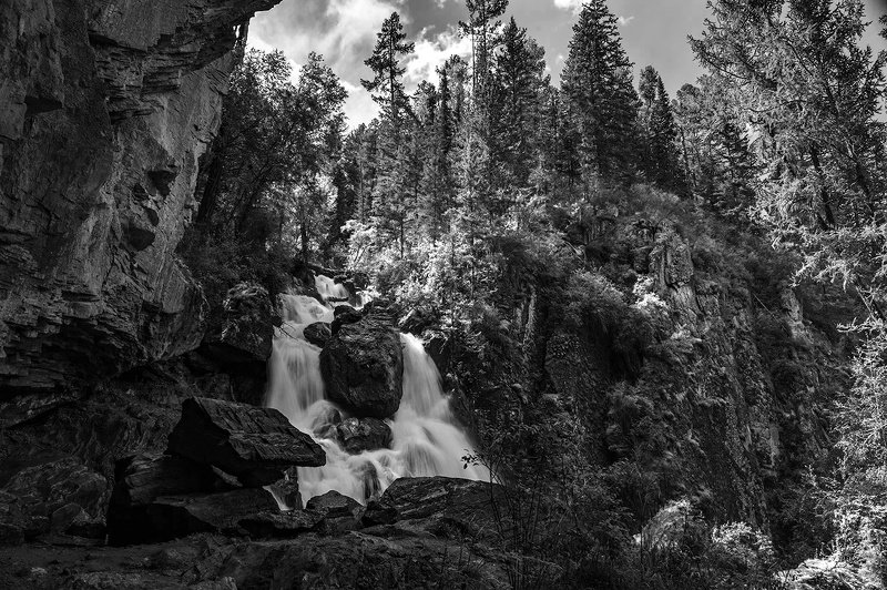 Нижний Карасу. ЧБ.photo preview