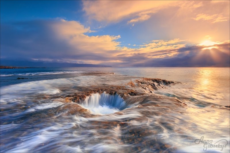 гавайи, оаху, остров, морской пейзаж, фототур, пшишылны, океан Подводные пещерыphoto preview