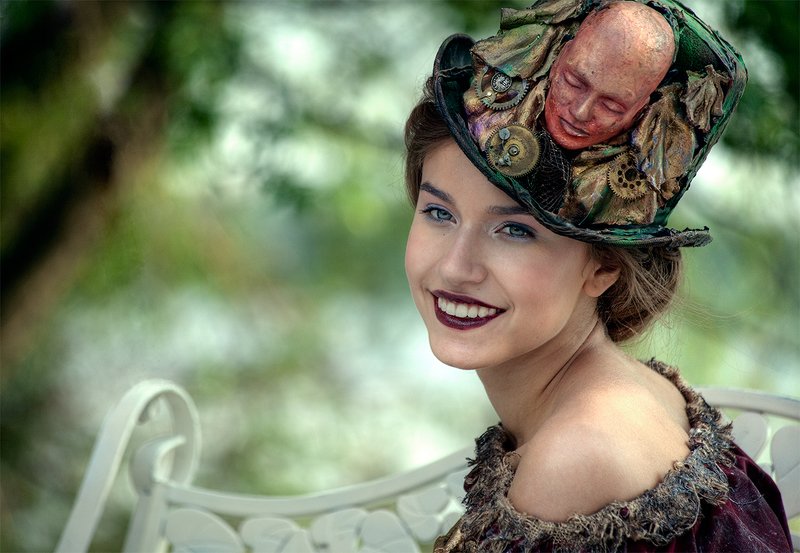 девушка,портрет,стимпанк Улыбкаphoto preview