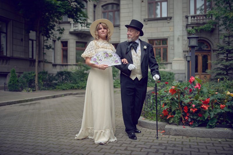 портрет, стритфото, жанр, rekhov Вечерний променадphoto preview