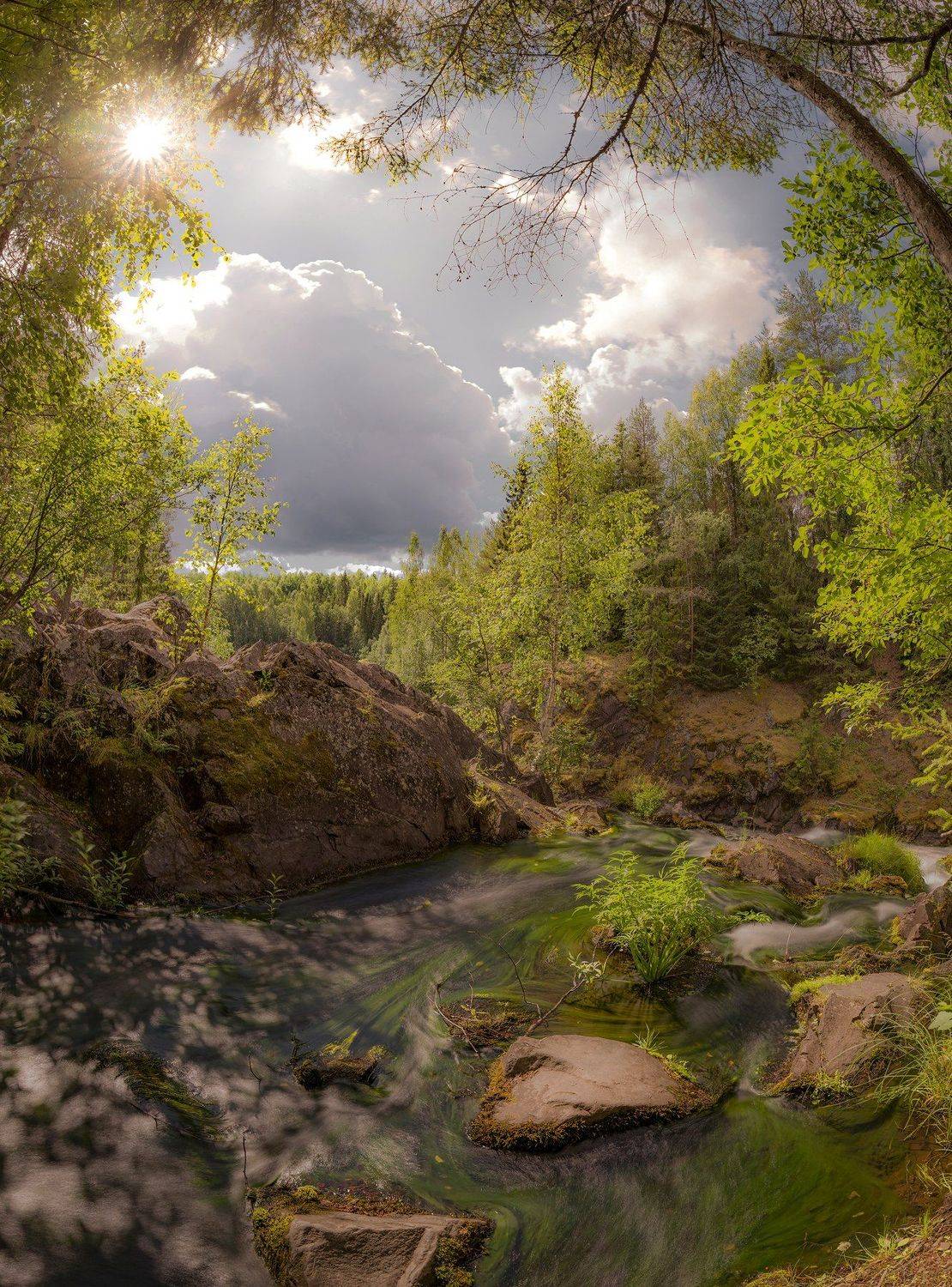 Кивач. Автор: Рустам Афлятунов природа, Карелия, водопад, вершина, пейзаж, лето, Рустам Афлятунов