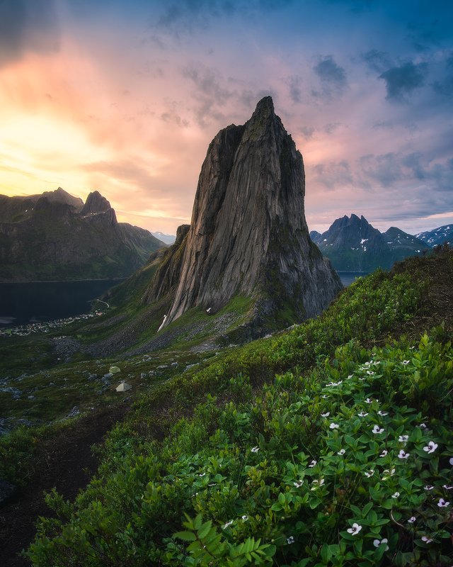 senja, norway, sunrise, mountains Senjaphoto preview