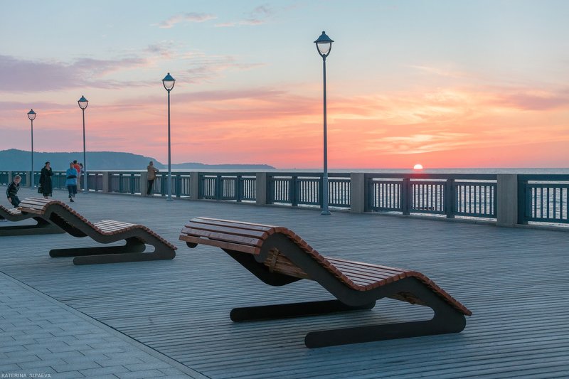 закат, светлогорск, балтийское море Вечер ушедшего летаphoto preview