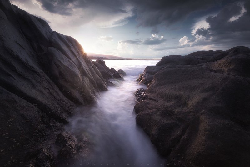 Sunset at the sea photo preview