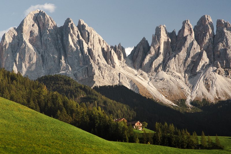 домик; горы; лес Вне досягаемостиphoto preview