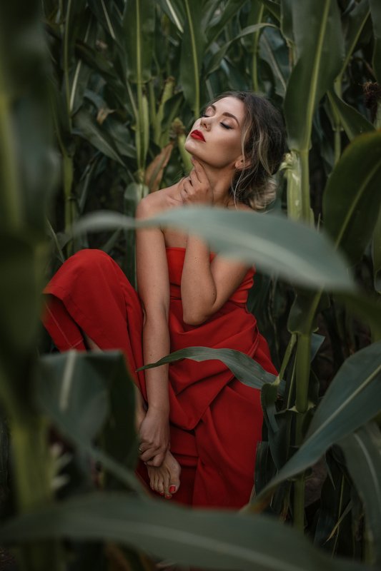 beautiful woman photo preview