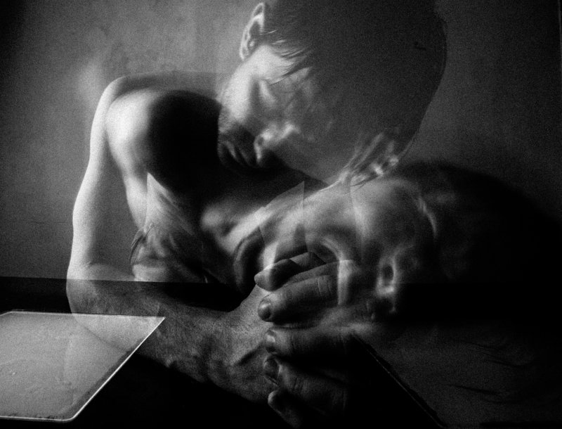 Автопортрет,черо белое Автопортретphoto preview