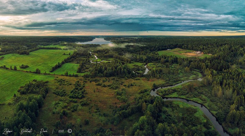 Река Петлянка и оз.Красавица панорама.photo preview