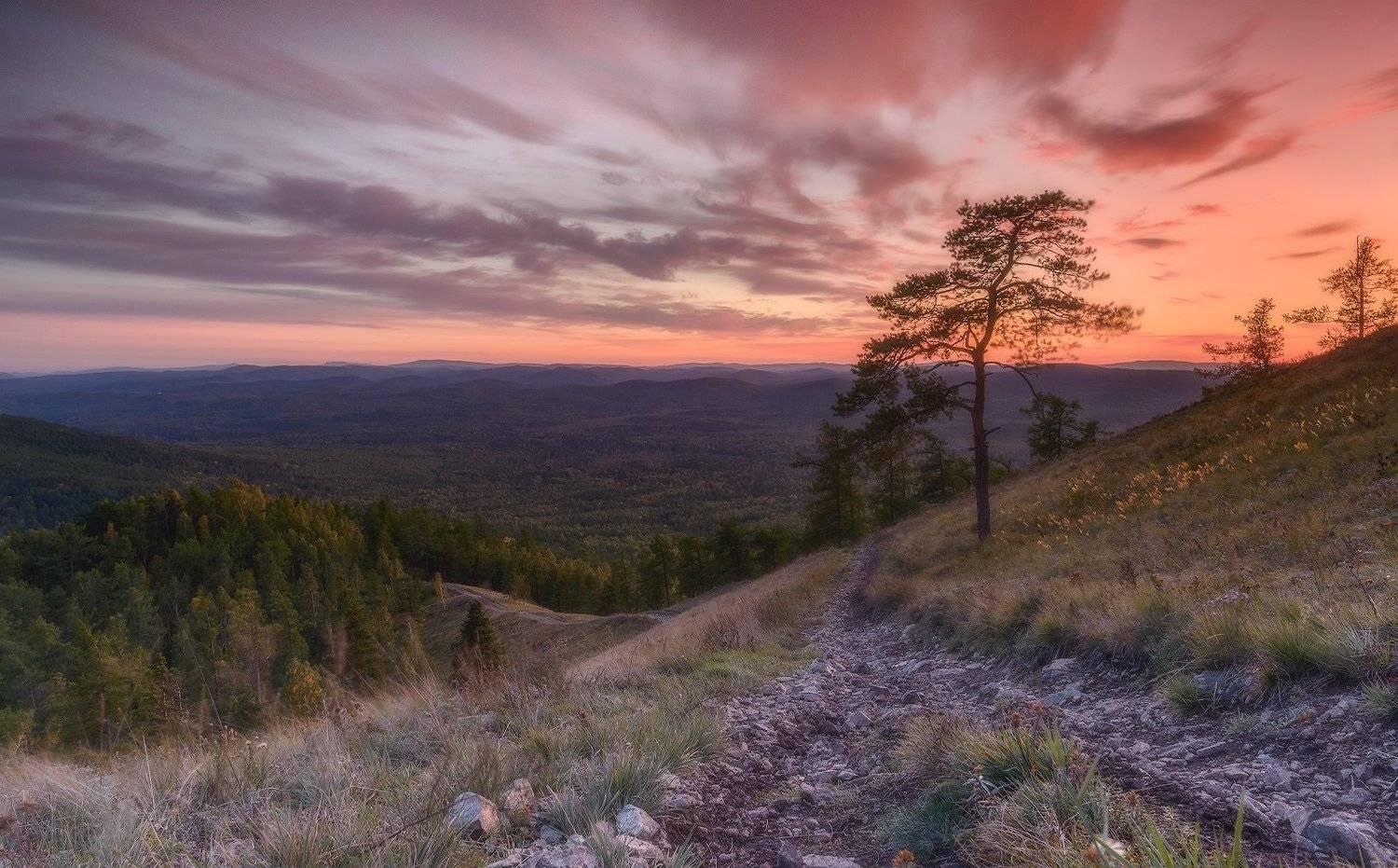 Урал, Егоза, Закат, Осень, Дмитрий Жучков