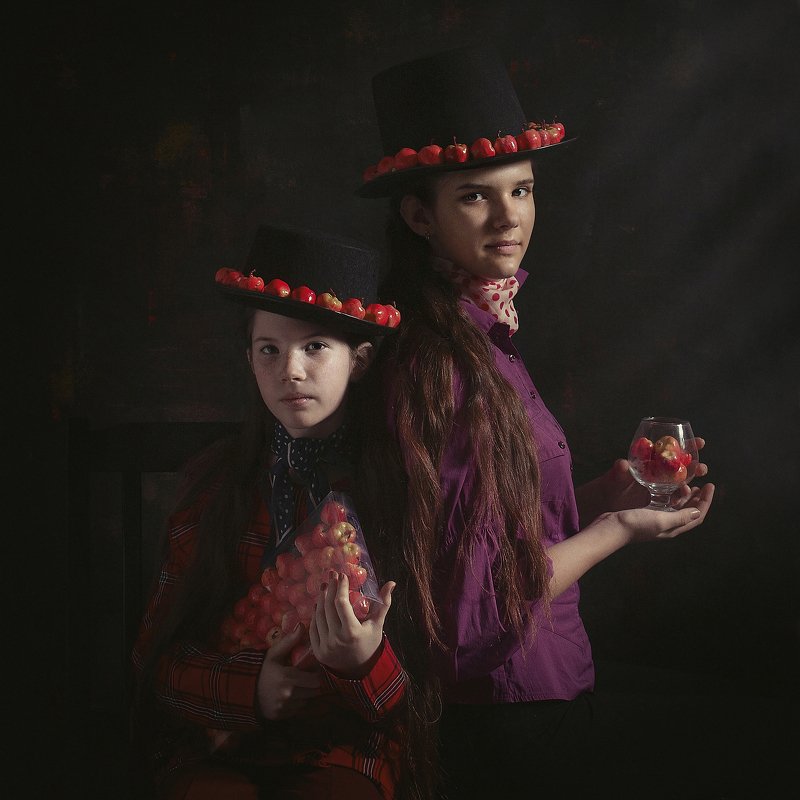 яблоки детское фото постановка вера шамраева С яблокамиphoto preview