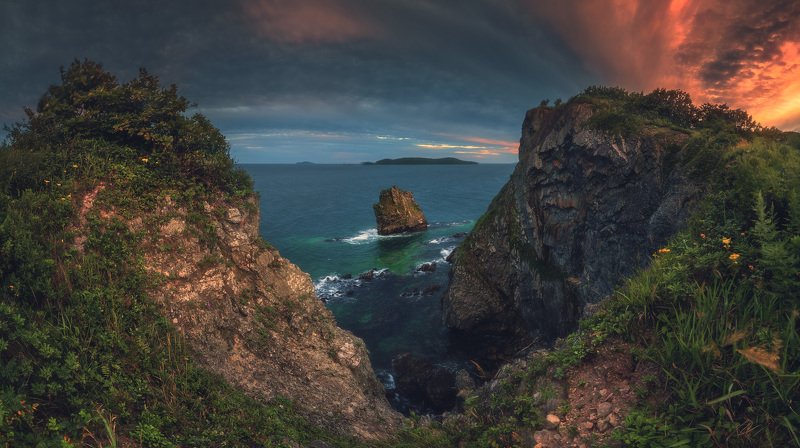 вечер, море, скалы ***photo preview