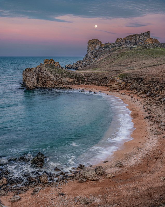 Восход луны над Азовомphoto preview