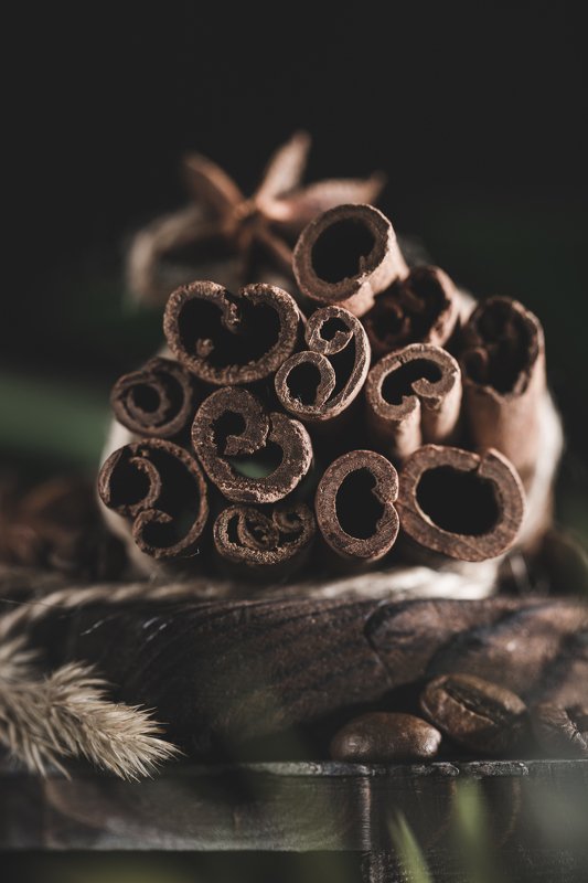 Корица, кофе, десерты, еда, напитки Cinnamonphoto preview
