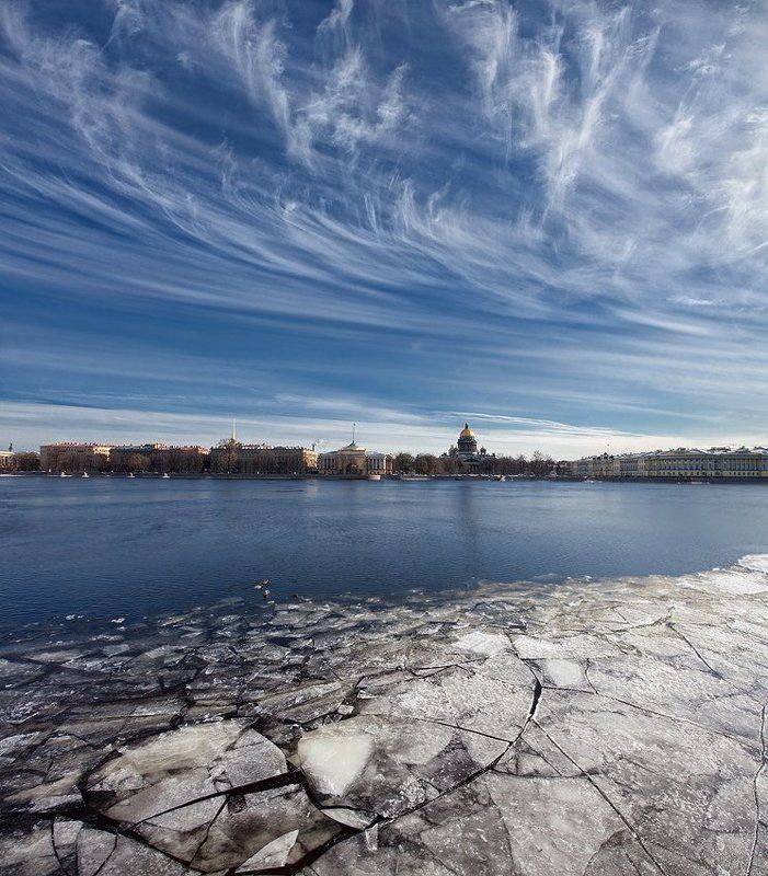 Предмасленичная с утками,ледком и нарядным небом..photo preview