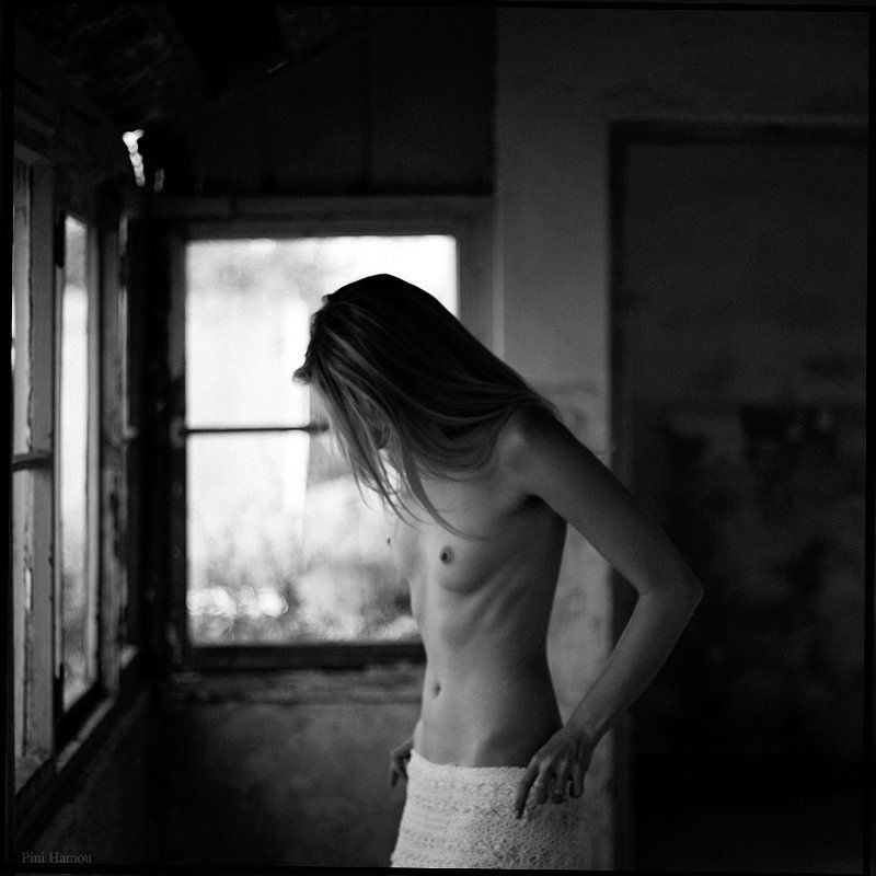 woman, nude, black and white * * * * *photo preview