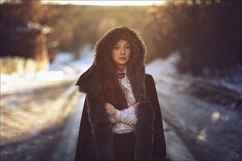 winter. girl, portrait ***photo preview