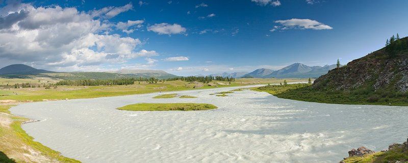монголия, горы, алтай, река, цаган-усс о молочных рекахphoto preview