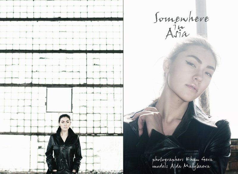 портрет, азиатка, здание, день, свет, черты лица, portrait, asian, building, day, light, features Somewhere in Asia.photo preview