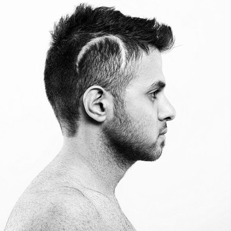 portrait, man horseshoe - подковаphoto preview