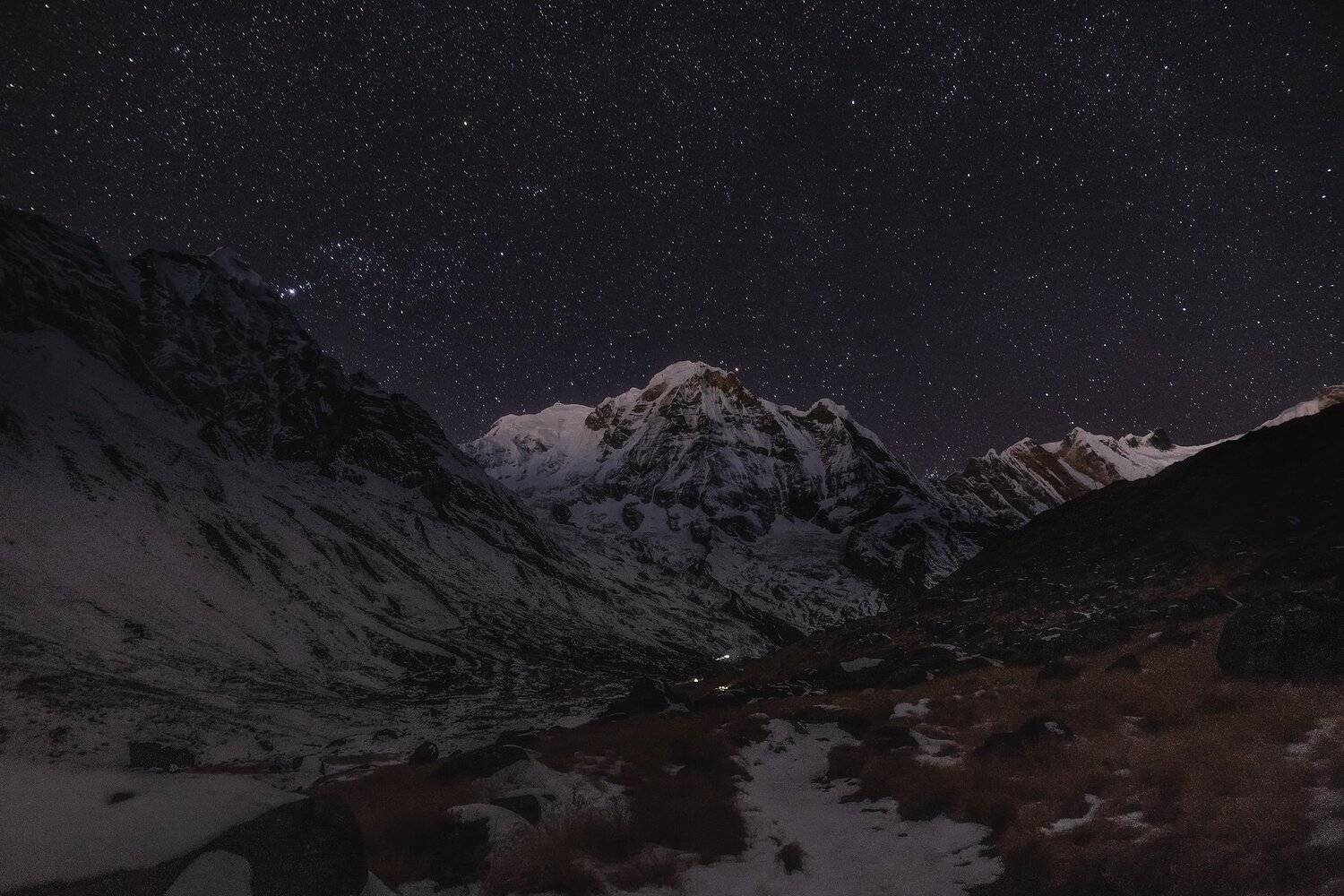 Ночь у Аннапурны. Автор: Алексей Козаченко , Алексей Козаченко