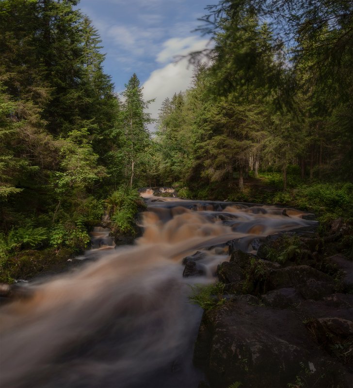 водопад, река, Карелия, природа, день, лето, пейзаж, Север, красота, Россия Тропа водопадовphoto preview